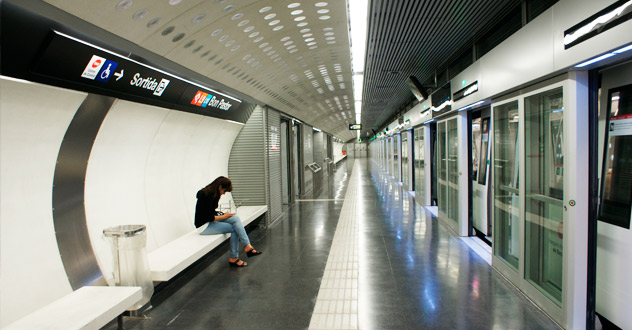 Station de métro L9 Bon Pastor Barcelone
