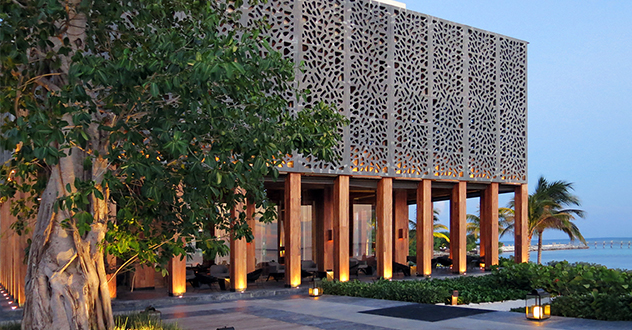 Celosía hormigón para Hotel Nizuc Spa Cancun Mexico