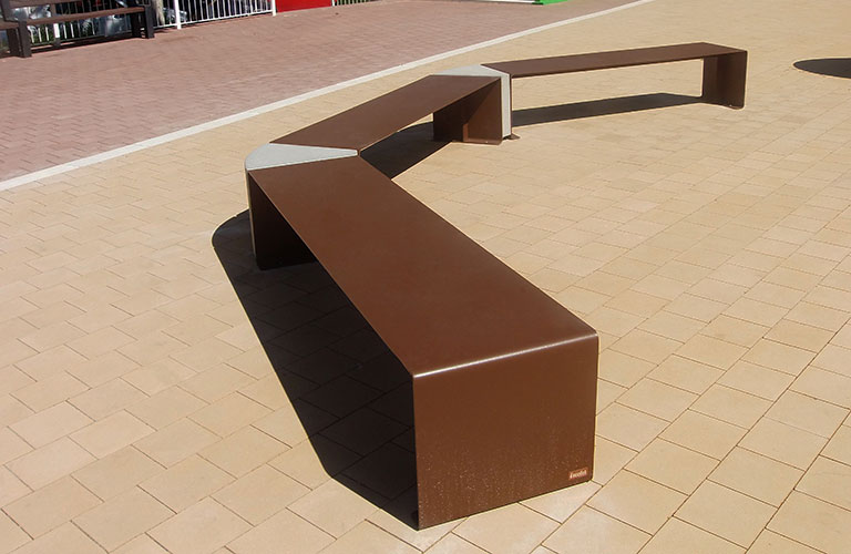 Multimaterial bench Band for Public Spaces | Escofet