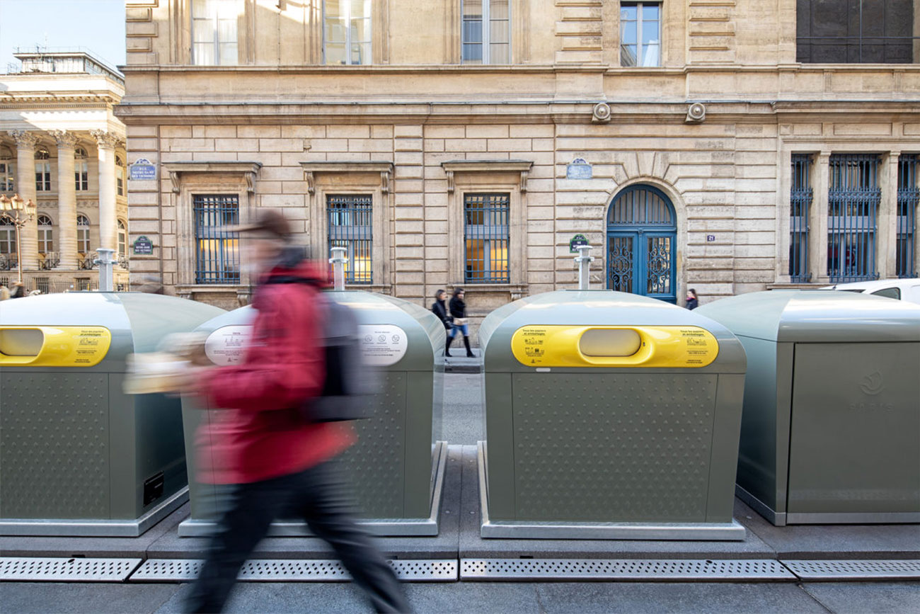 Las nuevas estaciones Trilib en París foto de Marc Aurel 