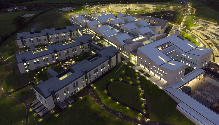 Dumfries and Galloway Royal Infirmary urban elements