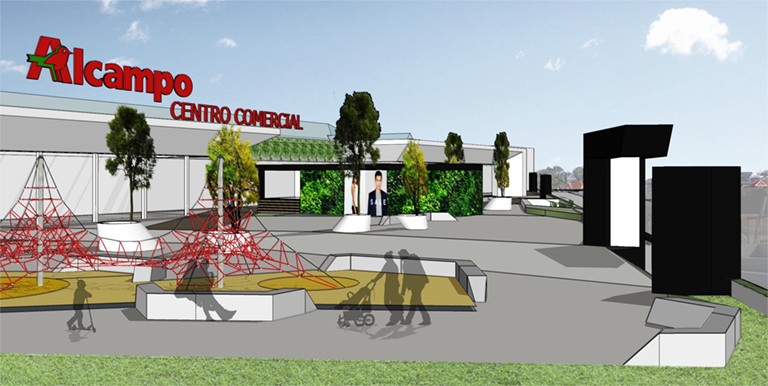 Lena, Milenio, Ful dans le centre commercial Alcampo Moratalaz