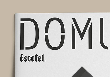 Domus Magazine, a bench like a house