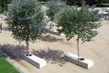 Banca Godot de Los díez en els camps expandits Madrid