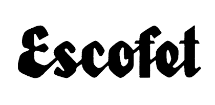 Logo Escofet 1960