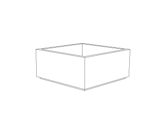 box planter rectangular