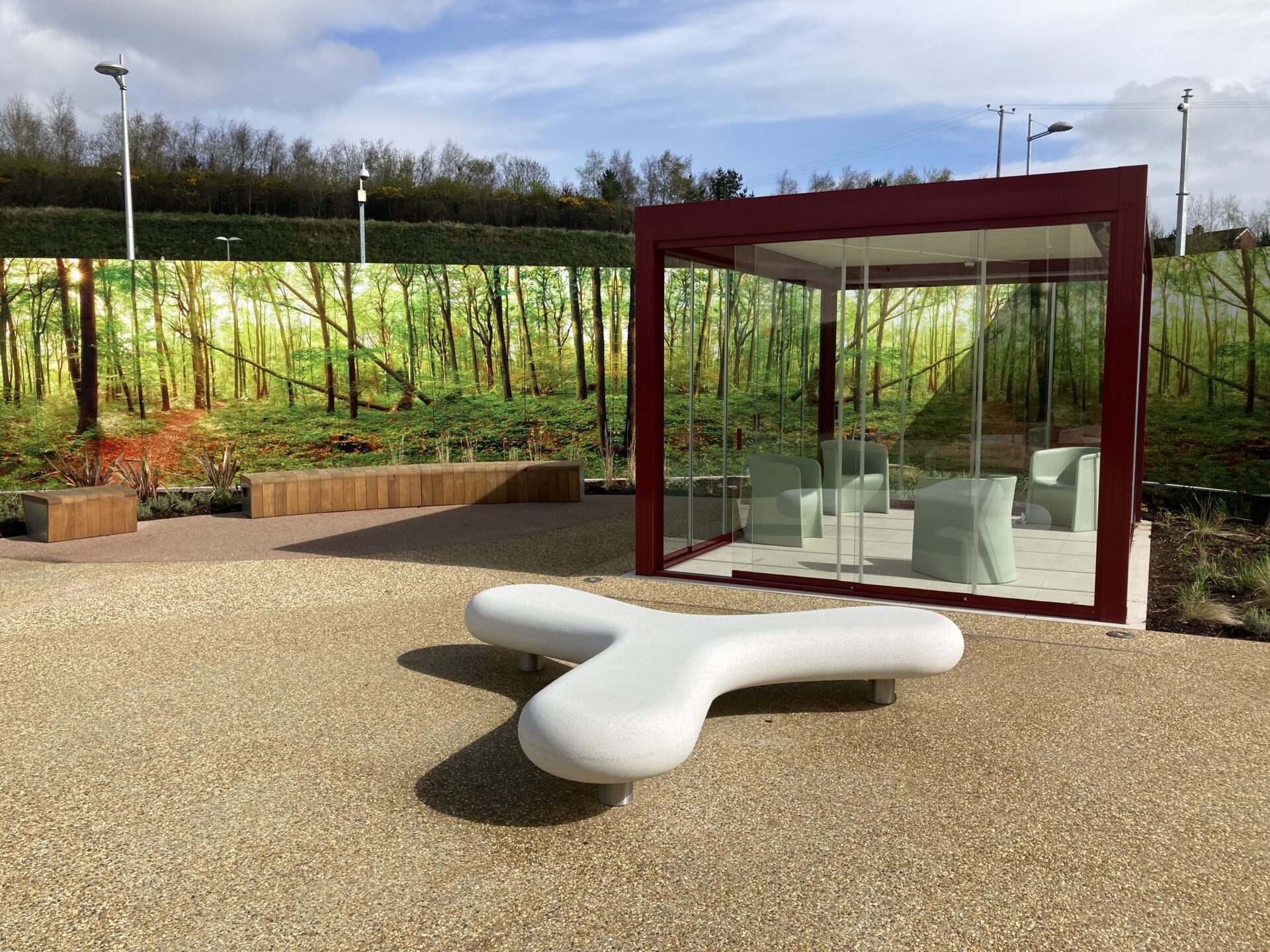 ULSTER HOSPITAL MENTAL HEALTH GARDEN, BELFAST, UK