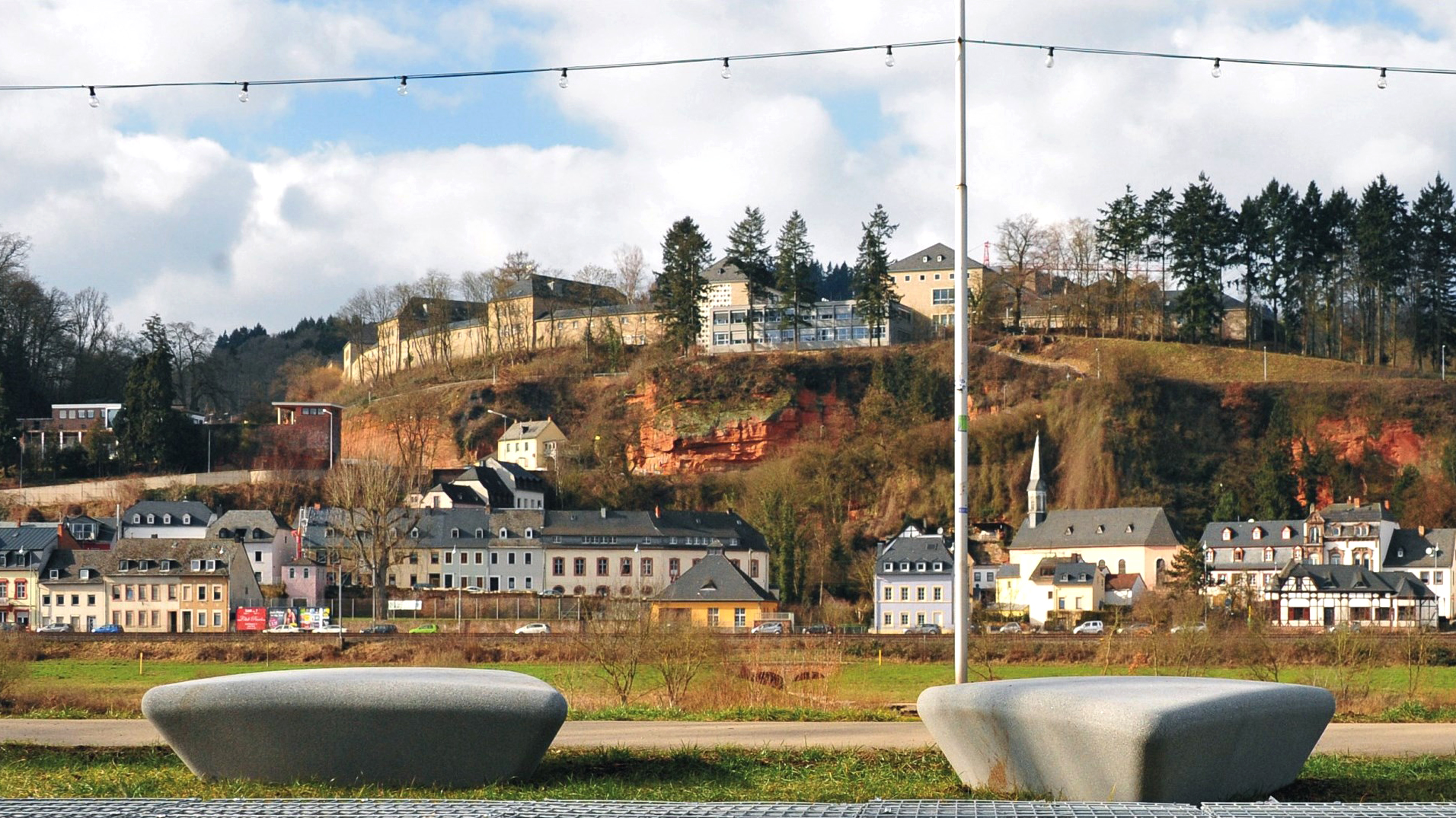 MOSEL RIVER, TRIER, DE