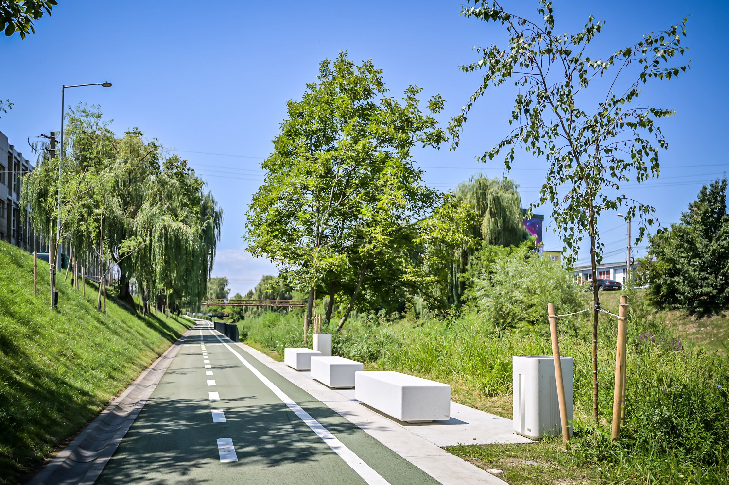 BIKE TRAILS ALONG RIVER CIBIN, SIBIU, RO