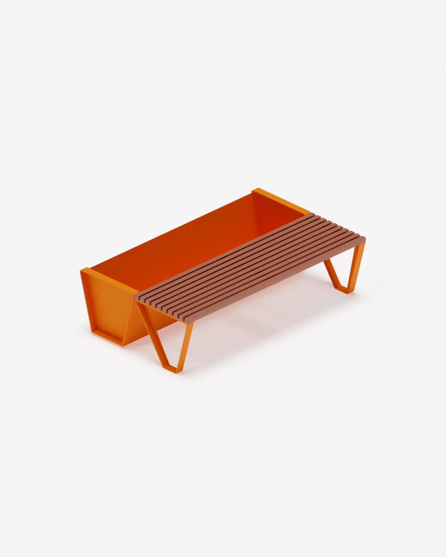 BACKLESS BENCH WITH PLANTER LASAI