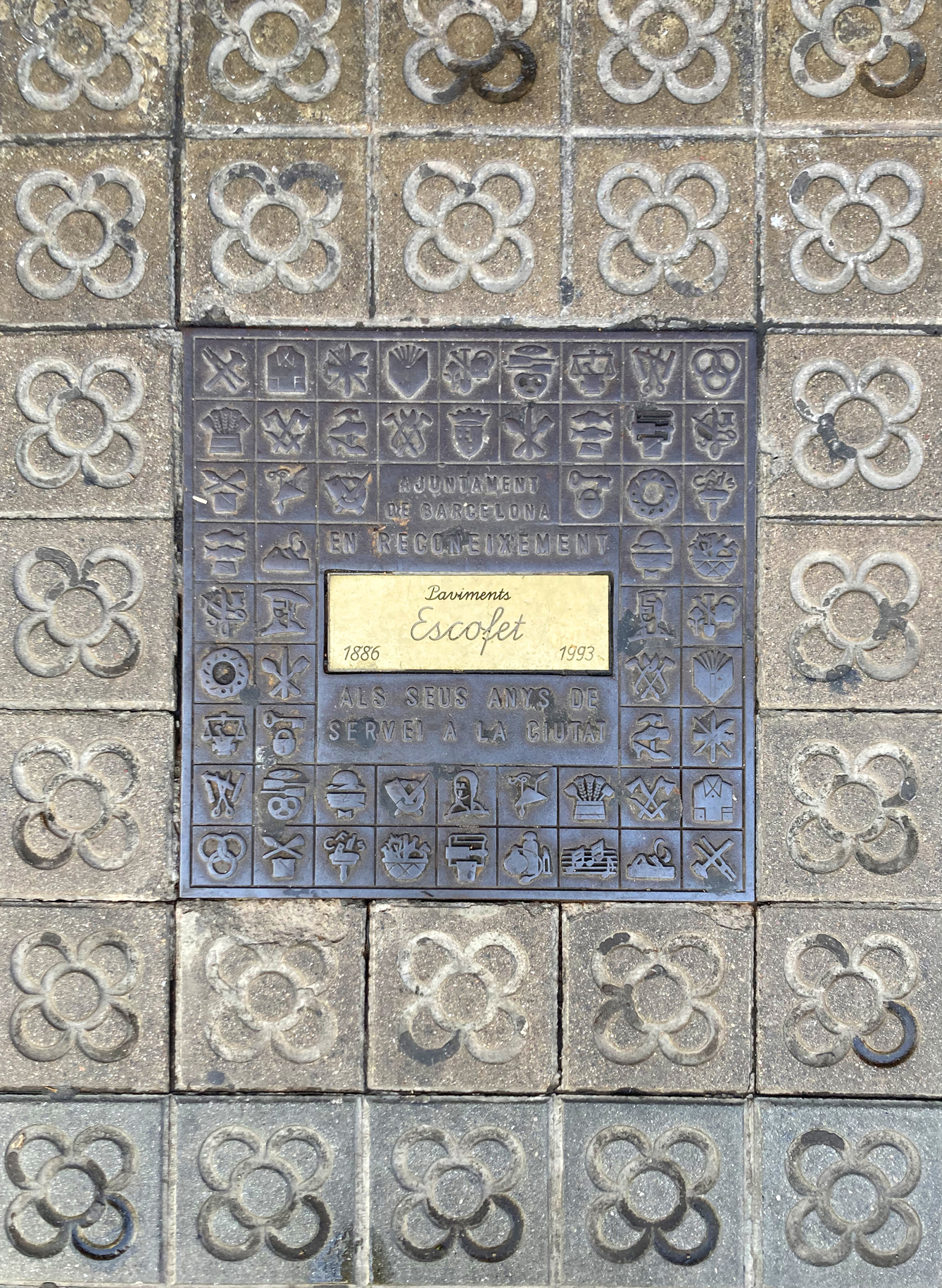 PANOT FLOR COMMEMORATION OF THE HISTORICAL ESTABLISHMENT OF THE CITY OF BARCELONA ©GERARD ARQUÉ