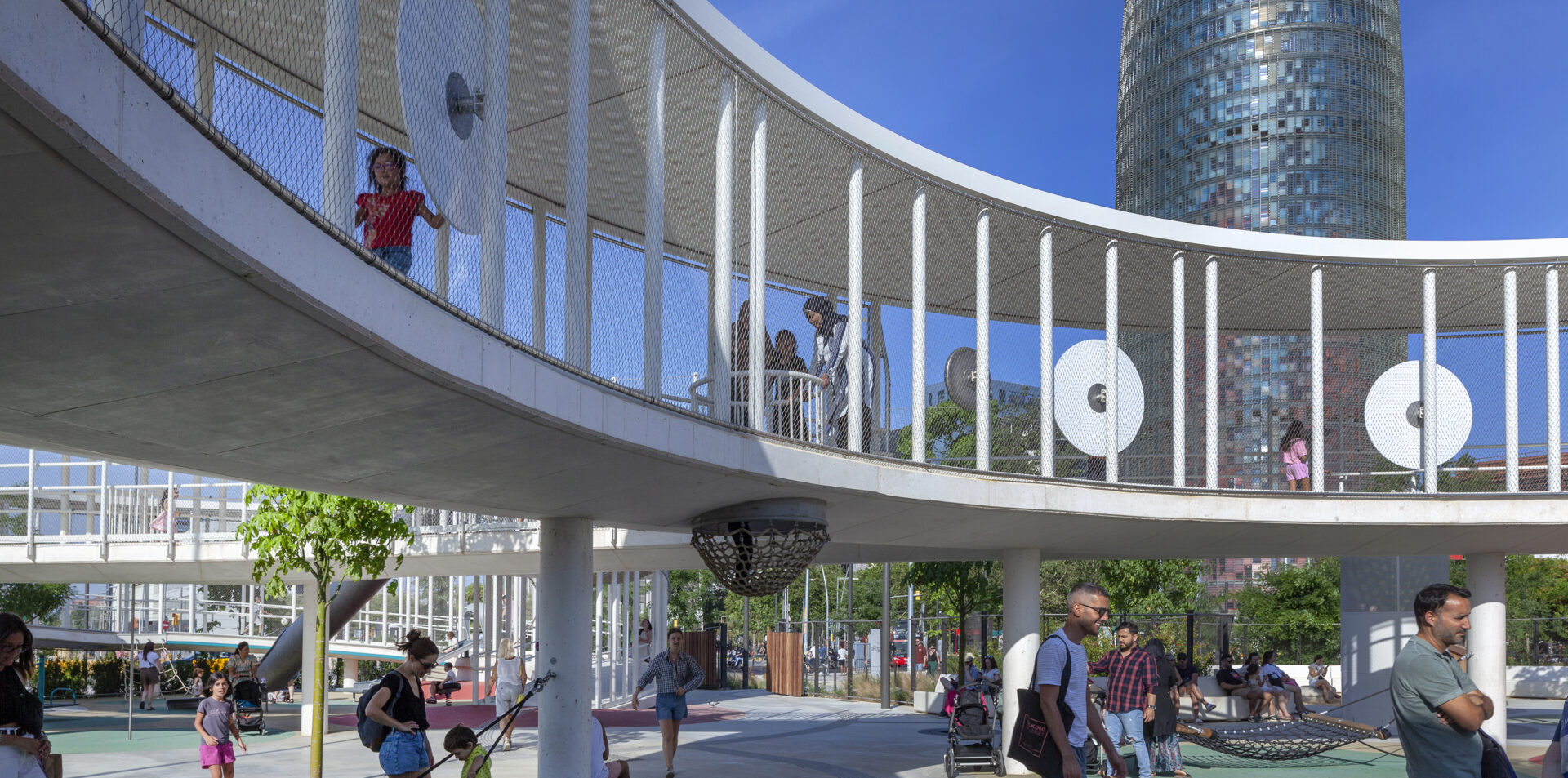 Espacio de juego en Glòries, Barcelona