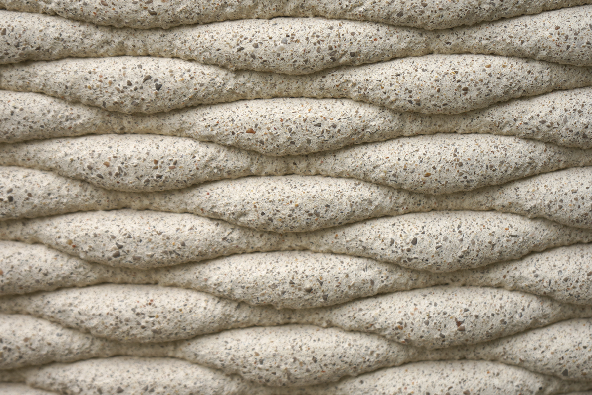 Detail of the burnished finish, creating a smoother, warmer and more tactile surface.